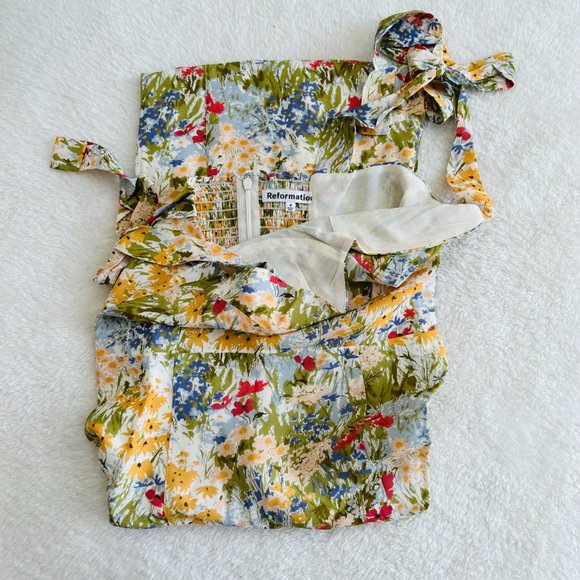 Reformation Nadira Dress in Countryside | New - Picture 6 of 11